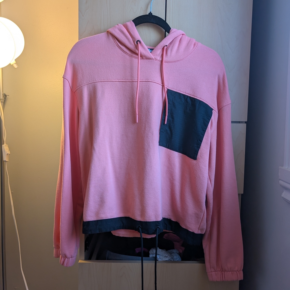 Timberland Pink and Black Women's Hoodie Sweater